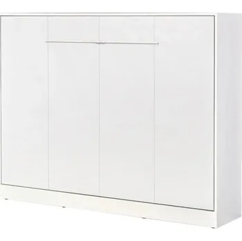 Postel Domel Výklopná horizontální postel 140 Perfect LED osvětlení: Bez LED osvětlení, Barevné provedení Domel: Bílá, Úchyty Domel: Bílé