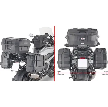 Zavazadlo na motocykl GIVI PLO5138MK trubkový nosič PL ONE-FIT pro BMW S 1000 XR (20-25) pro boční kufry MONOKEY