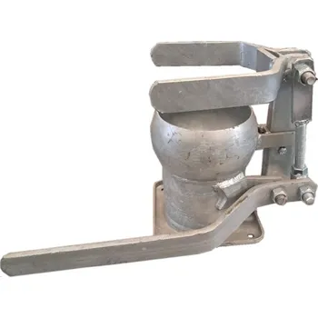 Hadicová spojka ITAL ODVZDUŠ. RYCHLOUZÁVĚR MALE/ PŘÍRUBA DN150 - IG 3/4" ovzduš. trubka, boční páka, pozink (F.126)