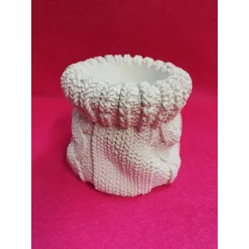 Odlitek k dalšímu tvoření - Svícen svetr