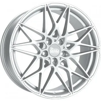 Alu kolo MAM Alu Kola Mam B2N 8.5X19 5X120 ET35 Silver Painted 72.6