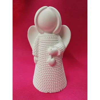 Odlitek - Andělka se srdíčkem velká