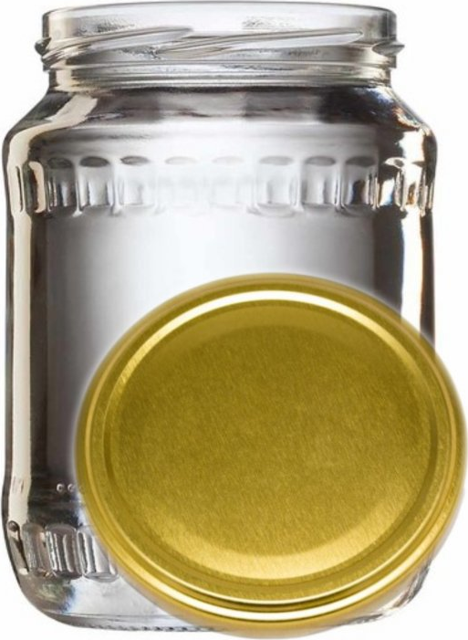 Skloobaly Sklenice Facette 720 ml se zlatým víčkem - 740 ks