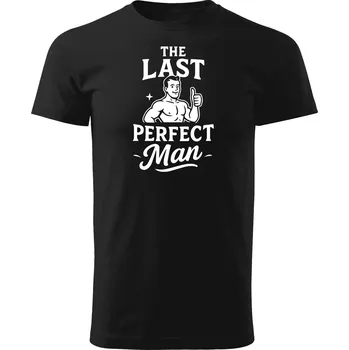 Pánské tričko Grooters Tričko The Last Perfect Man Velikost: S