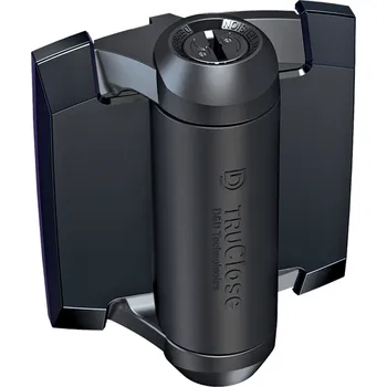 příslušenství k bráně Samouzavírací závěsy pro bezpečnostní branky pro trubky 6/4“ – černá, kov, 48,3 mm, pár