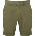 Asquith & Fox Pánské kraťasy chino - Olivová | L