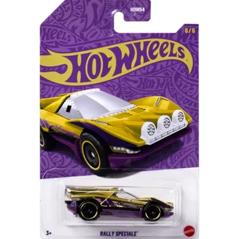 auto na autodráhu Hot Wheels Rally Speciale fialové
