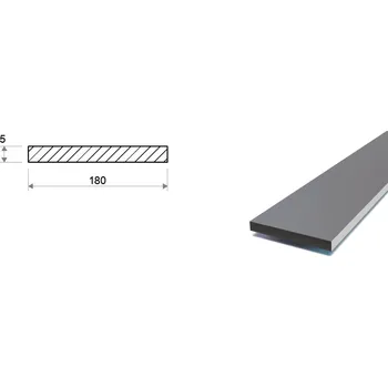 Stavební profil Plochá ocel 180x5