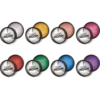 Karnevalový doplněk Metalická barva na obličej a tělo 36 g SFS15003 Barva Fialová