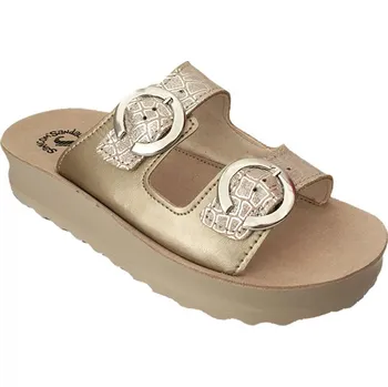 Dámská zdravotní obuv Dámské pantofle 5SA-1067/Pla, béžové 41