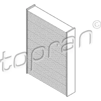 Kabinový filtr TOPRAN Filtr vzduchu v interiéru TPR 700 749