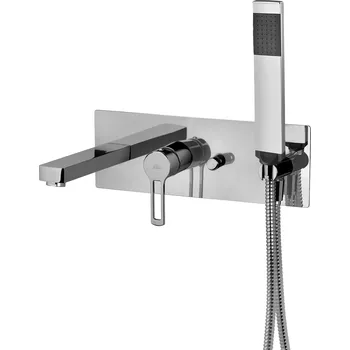 Vodovodní baterie Paffoni RINGO vanová podomítková baterie s ramínkem Barva: Chrom RIN001CR