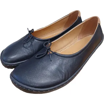 Dámské baleríny Dámské minimalistické barefoot baleríny PEACH černá 42