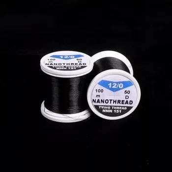 Hends Nano Thread 50D - 12/0 Black (Hends cívka)