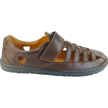Dámská fitness obuv Pánské vycházkové barefoot boty DILL tmavě hnědá 44
