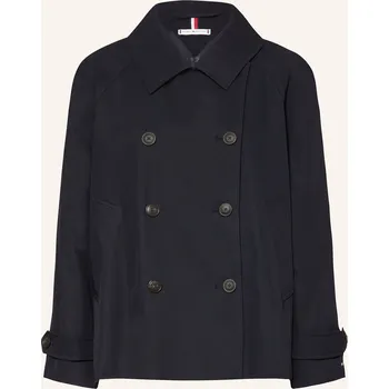 Dámský blejzr Tommy Hilfiger Dámská Trenčkotová Bunda, tmavě modrá, 38