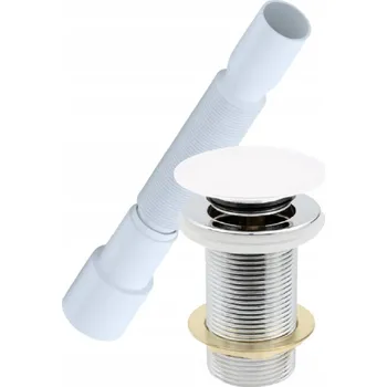 Sifon Umyvadlový sifon zátka klik klak bílá keramická