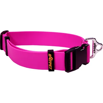 Obojek pro psa BAFPET Obojky POLYTRACE Barva: Fuchsie, Rozměr: 40mm x 44-70cm 13103
