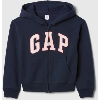 Dívčí mikina GAP Dívčí Dětská mikina s logem Gap Modrá 116/122 (2856231)