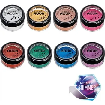 Karnevalový doplněk Metalický prášek 5 g SFS22001 Barva Stříbrná