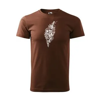 Pánské oblečení Meč s lebkou: hnědé 4XL