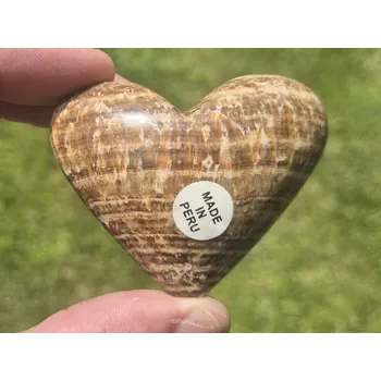 Přírodní kámen Srdce Aragonit Peru 99g
