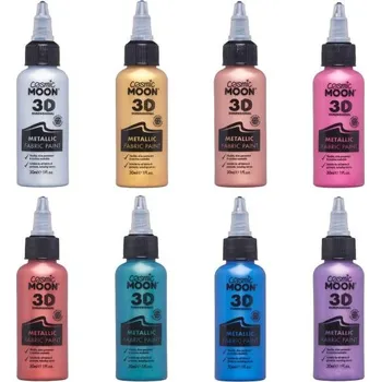 Speciální výtvarná barva Metalická barva na látku 30 ml SFS16505 Barva Zelená