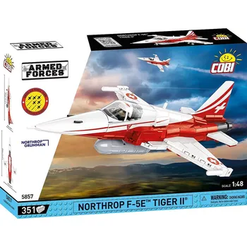 Stavebnice COBI Americký stíhací letoun Northrop F-5E Tiger II COBI 5857 - Armed Forces 1:48
