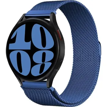 Řemínek na hodinky Enem Magnetický milánský tah - rychloupínací řemínek 20mm - Modrý IR-AWGW-0804