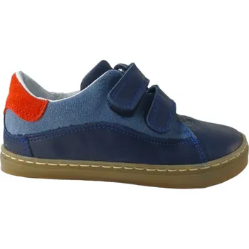 Chlapecké tenisky Dětské barefoot tenisky na suchý zip FIR modrá 26