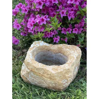 Zahradní dekorace ZahradniDekorace zahradní osazovací kámen NDP0430 30x25x20 cm z pískovce