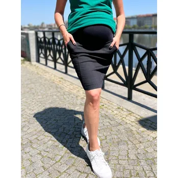 Těhotenská sukně Džínová těhotenská sukně černá Velikost: XL