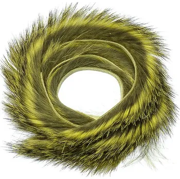 Hends Zonker Strips Rabbit Chinchila Yellow 4mm