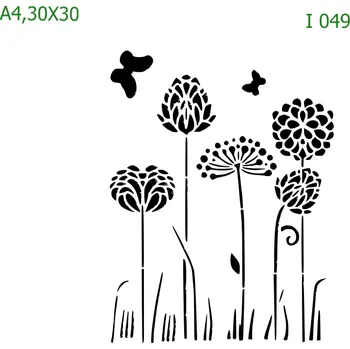 Šablona I 049 - A4 , Nelepící folie