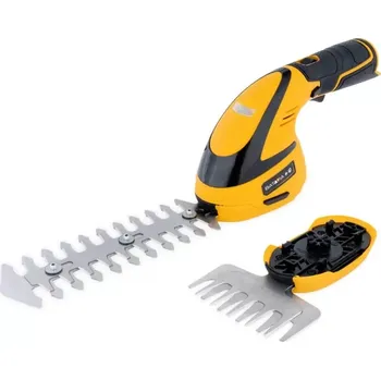 Sada zahradního nářadí Aku bezdrátové nůžky na trávu a keře 2v1, 12V Li-Ion, 1300 ot./min., bez baterie a nabíječky. FIXXPACK BATAVIA 7064675 (BATAVIA)