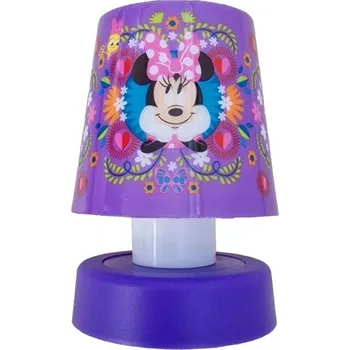 Lampička W&O Dětská lampička MINNIE mini fialová