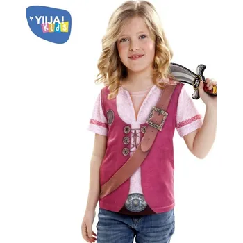 Dětské tričko 3D Pirátka VItr1091 Pro věk (roků) 2-4