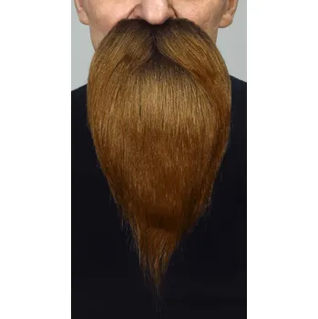 Karnevalový kostým Plnovous dlouhý rezavý VI02889x