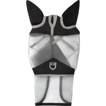 Koňská maska proti hmyzu Equestro Maska proti hmyzu s ušima a ochranou nozder, XL