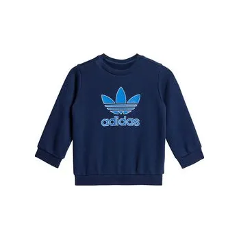 Dámské oblečení adidas Tepláková souprava Trefoil JY0138 Tmavomodrá Regular Fit 0_3M