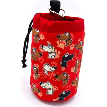 Hračka pro psa Pískací Potvůrky Pamlskovník - labrador Vyberte barvu: červená