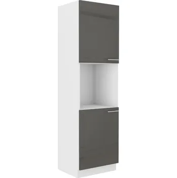 Nábytek Stolarz-Lempert Kuchyňská skříňka Lara Grey - 60 DP-210 2F sloupek se zabudovanou troubou, dvířka
