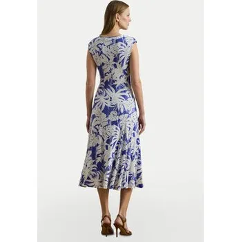 Dámské šaty LAUREN RALPH LAUREN Každodenní šaty 200971078001 Modrá Regular Fit XS