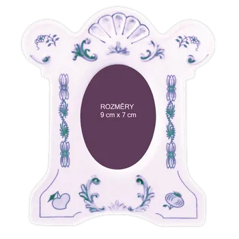 Chňapka Cibulák Rámeček na fotografii stojící 9 x7cm Originál Český porcelán Dubí