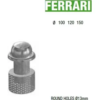 Hadicová spojka ITAL KOŠ TRN MALE-VIT - DN100, pozink, část bez háků, kroužek, síto díry ø13 mm