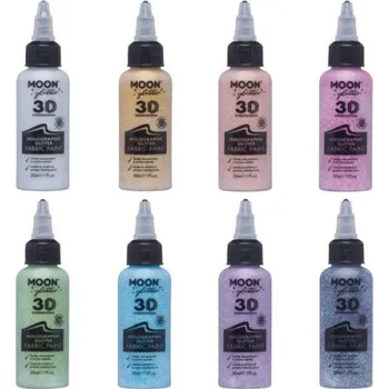 Speciální výtvarná barva Glitter barva na látky 30 ml SFG14501 Barva Modrá