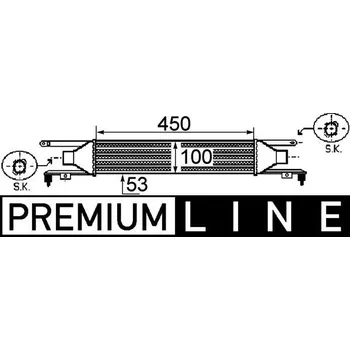 Chladič motoru Chladič turba MAHLE CI 250 000P