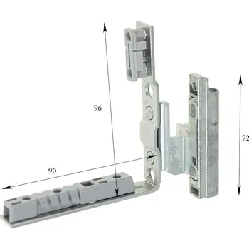 pant Roto NX Spodní křídlový pant pro křídlo 12/18-9 Směr: pravý