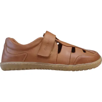 Dámská fitness obuv Pánské barefoot sandály MOSS hnědá 45