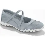 Sportovní baleríny ze síťoviny, na suchý zip šedá antracitová 41